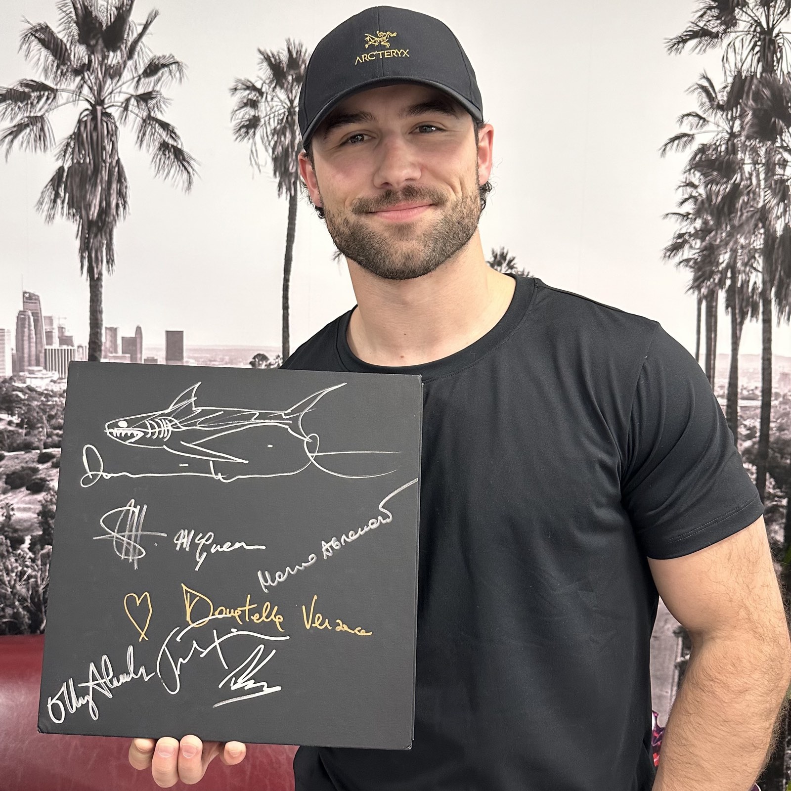 Robbie GK signing the Misfits Pride Edition