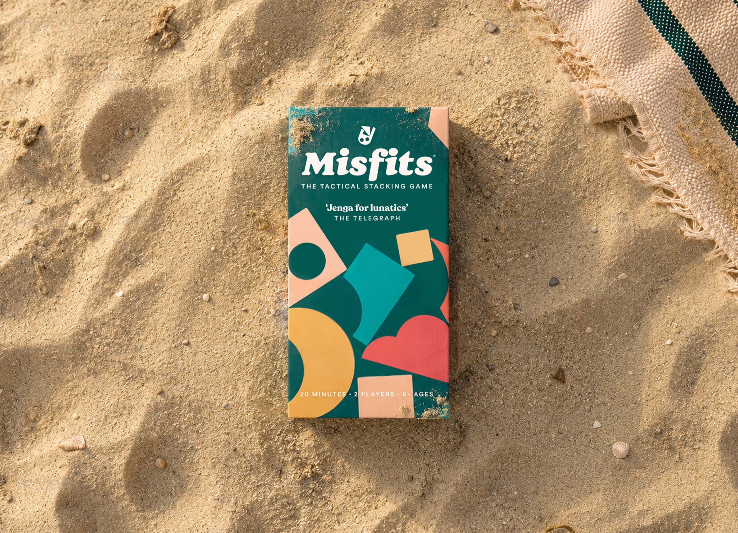 Misfits Pocket Edition on a sandy beach